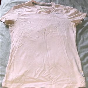 Light Pink Nike Dry Fit Cotton Tee